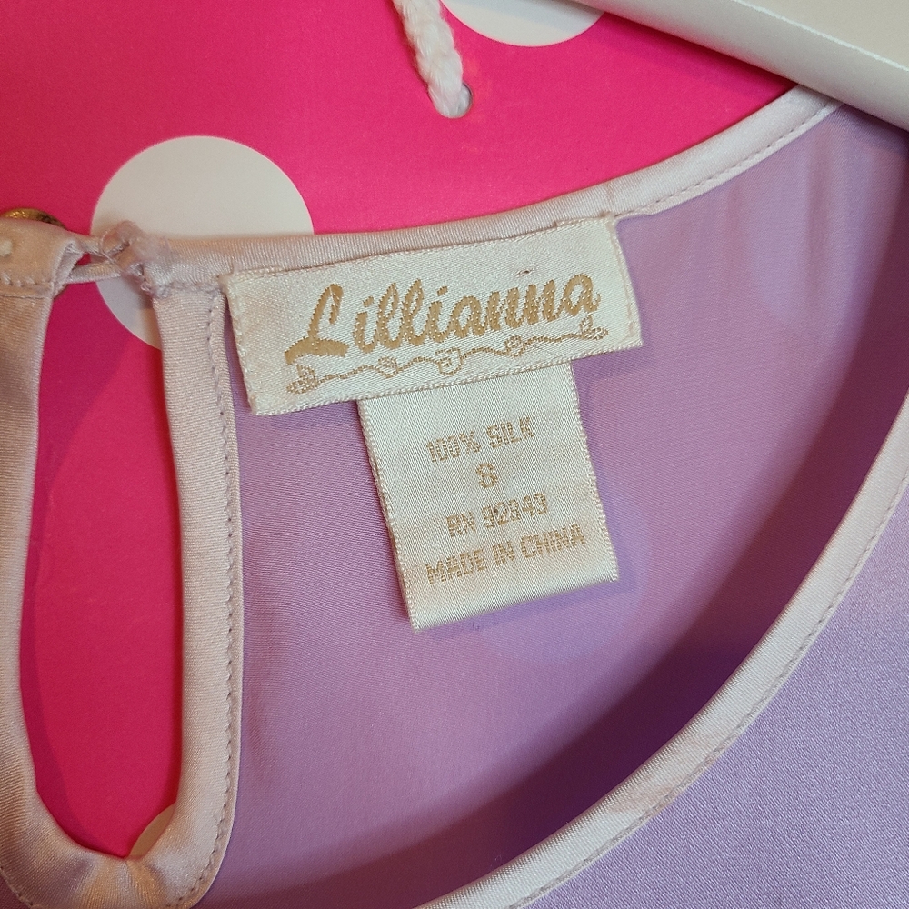 VTG Lillianna 100% Silk Colorblock Long Maxi Slip Dress Nightgown Size Sm - Picture 8 of 8